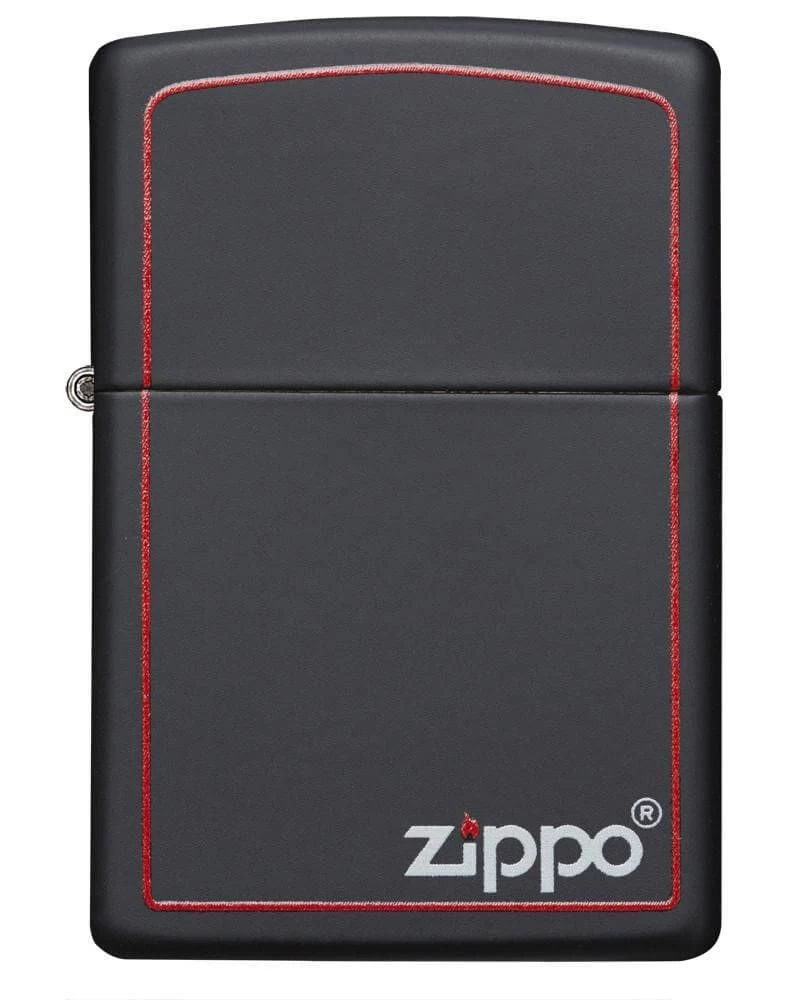 Classic Black and Red Zippo - Image 2