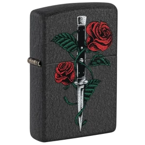 Rose Dagger Tattoo Design