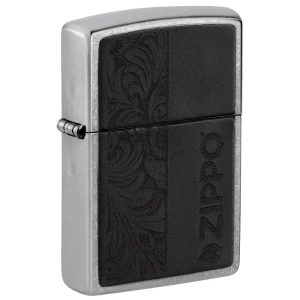 Black Leather Emblem - Zippo Design