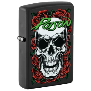 Poison Skull and Roses Design