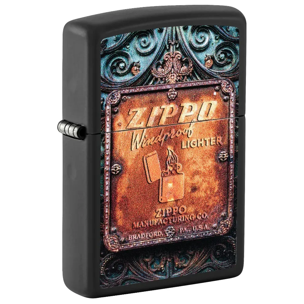 Metallic Zippo Design