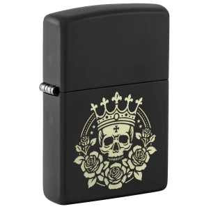 Skull With Crown Design