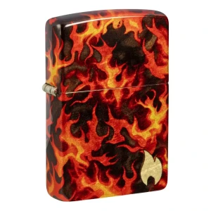 Flaming Zippo