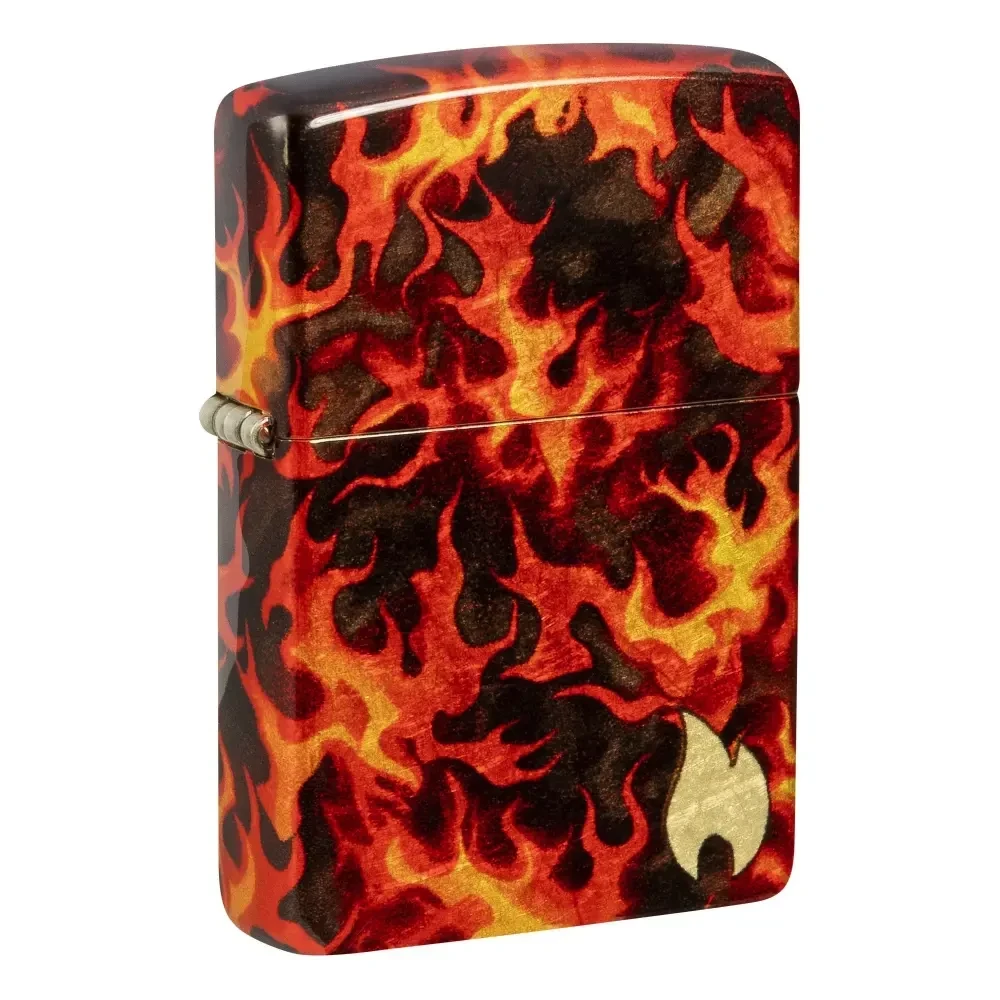 Flaming Zippo